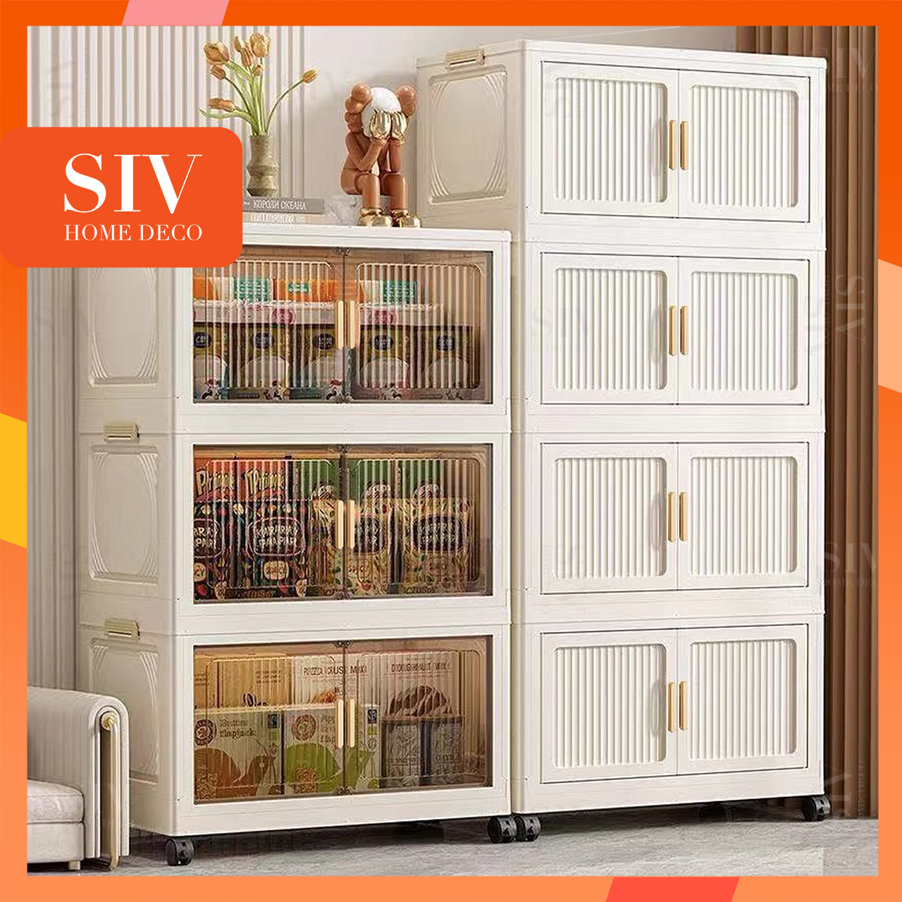 SIV Double-Door Foldable Storage Cabinet SIV Double-Door Foldable Storage Cabinet
