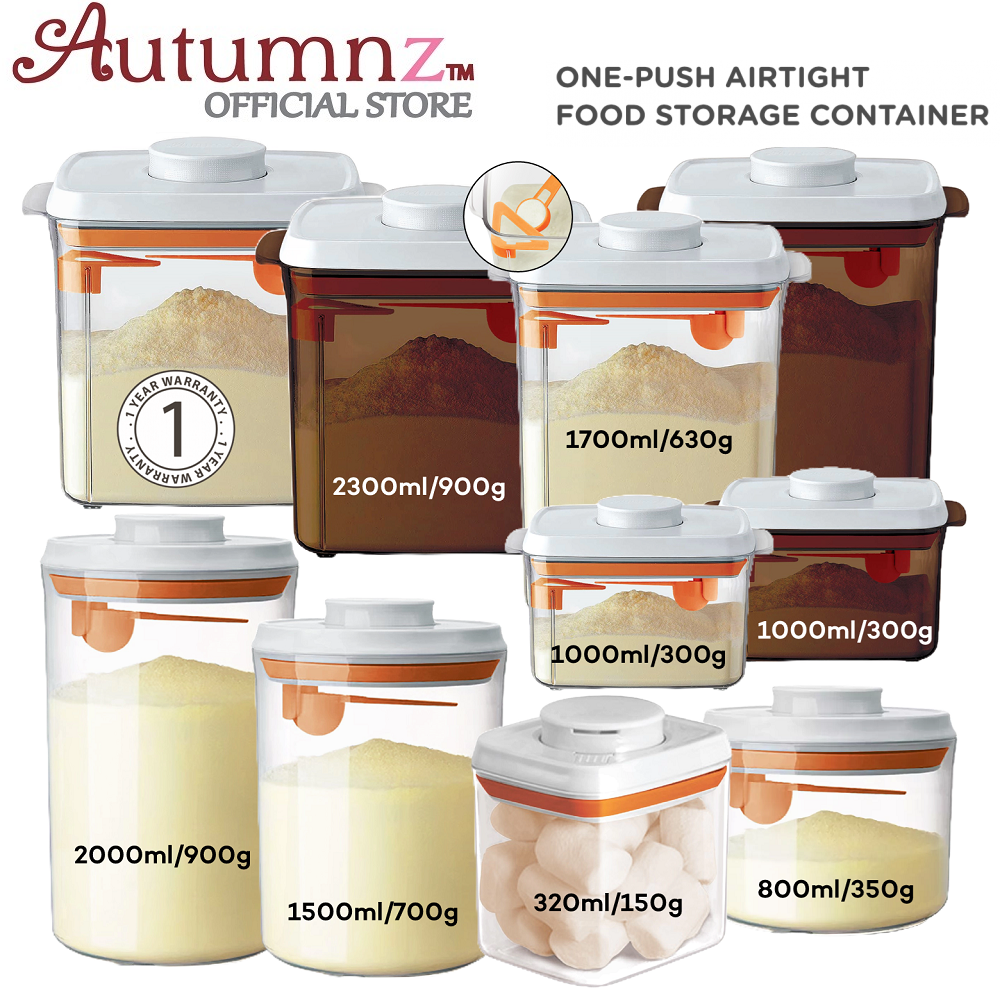 Autumnz One-Push Airtight Food Storage Container