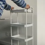 URBANHOMES Multi-Tier Storage Trolley Rack with Wheels