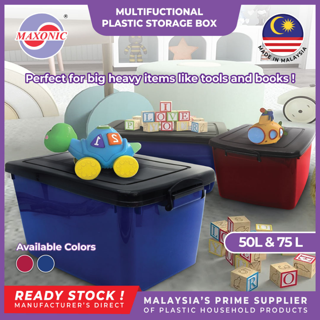 Maxware Stackable Plastic Storage Box