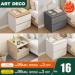 Bedside Table Side Table With Drawer Locker Meja Kecil Storage Cabinet Side
