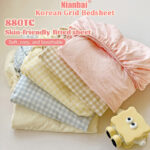 Premium Cotton Fitted Bedsheet Set with Pillowcase