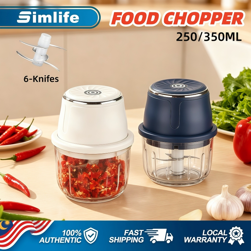 Electric Mini Food Chopper 250/350mL USB Rechargeable Meat Grinder Garlic