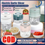 Portable Electric Mini Garlic Chopper Multifunctional Food Grade Vegetable