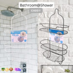 Metal Shower Caddy Bathroom Storage Shelf