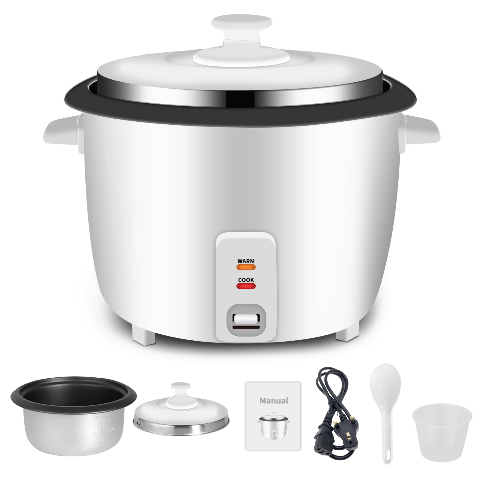 periuk-nasi-elektrik-chris-rice-cooker-electric-3-pin-plug-non-stick-pot-2l-mini-electric-1 CHRIS 2L Mini Electric Rice Cooker – Non-Stick Pot