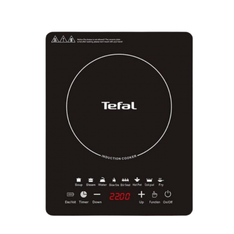 Tefal 2200W Slim Induction Cooker – Touch Control Electric Stove