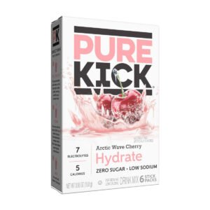 Pure Kick Artic Wave Cherry Drink Mix 6ct
