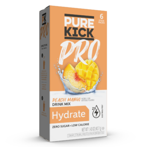 Pure Kick Pro Peach Mango Drink Mix 6ct