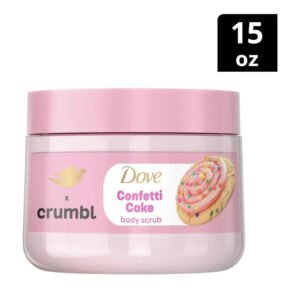Dove x Crumbl Confetti Cake Body Scrub 15oz