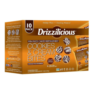 Drizzilicious Cookies & Cream Bites 10 Pack (0.74oz x10)