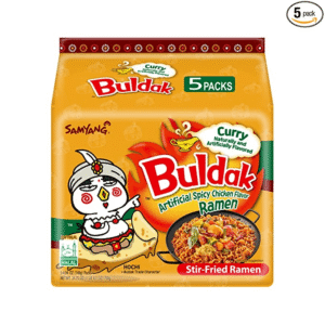 Samyang Buldak Curry Flavour Ramen Noodles (140g) (5 Pack)