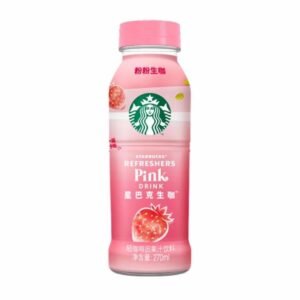 Starbucks Refreshers Pink Drink Strawberry 270ml (China)