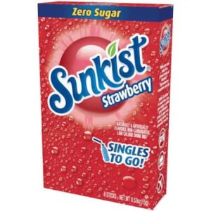 Sunkist Strawberry Drink Mix 6ct