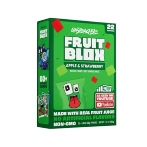 Unspeakable FruitBlox Snacks Gummy Pouches 22 Pouches / Full Box